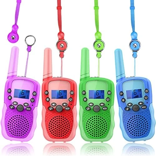 Wishouse Walkie Talkies 5 Pack Long Range, Family Wearable Radio For Kids Adults,Girls Boys Army Toys With Flashlight Lanyards For Outdoor Camping Games Cosplay Xmas Birthday Gift Children 11 Wishouse Walkie Talkies 5 Pack Long Range, Family Wearable Radio For Kids Adults,Girls Boys Army Toys With Flashlight Lanyards For Outdoor Camping Games Cosplay Xmas Birthday Gift Children - Image 9