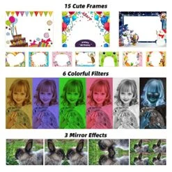 FAYDUDU Kids Camera Toys For 3-12 Year Old Boys Girls Christmas Birthday Gifts Kids Digital Video Camera Toddler Camera Toys For 3 4 5 6 7 8 Years Old 1080P HD Waterproof Camera 32GB SD Card -Folkmanis Toys Shop 51w1zuHNc2L