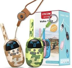 GOCOM Walkie Talkies For Kids, Kids Toys Handheld Child Gift Walky Talky, Two-Way Radio Boys & Girls Toys Age 3-12, For Indoor Outdoor Hiking Adventure Games 23 GOCOM Walkie Talkies For Kids, Kids Toys Handheld Child Gift Walky Talky, Two-Way Radio Boys & Girls Toys Age 3-12, For Indoor Outdoor Hiking Adventure Games -Folkmanis Toys Shop 51w2J 8pJL. AC
