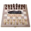 Chess Set Childrens Party Supplies Valentine's Day Chess Set Wooden 3-in-1Portable Chess Set Chess & Checkers & Backgammon Folding Board Portable Travel Tabletop Game -Folkmanis Toys Shop 51w5NrJMxGL 2