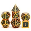 Metal Dice Set 7 D&D Dice Set Suitable For DND Dice Games Such As Dungeon And Dragon -Folkmanis Toys Shop 51w6cTArYzL