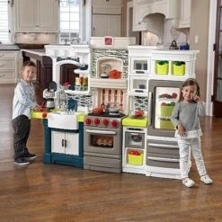 Step2 Elegant Edge Kitchen Set For Kids – Includes 70+ Toy Kitchen Accessories, Interactive Features For Realistic Pretend Play – Upscale Indoor/Outdoor Toddler Playset – Dimensions 50" X 65.75" X 14" 11 Step2 Elegant Edge Kitchen Set For Kids – Includes 70+ Toy Kitchen Accessories, Interactive Features For Realistic Pretend Play – Upscale Indoor/Outdoor Toddler Playset – Dimensions 50" X 65.75" X 14" -Folkmanis Toys Shop 51wGTaiKwIL