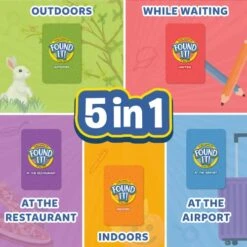 Skillmatics Card Game - Found It 5 In 1 Megapack, Scavenger Hunt For Kids, Fun Family Game, Gifts For Ages 4 To 7 -Folkmanis Toys Shop 51wHwxqDAOL