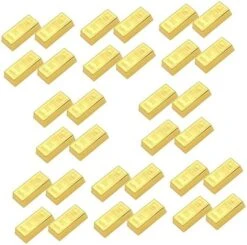 Totority 24 Pcs Good Bao Bullion Gift Game Doorstop Magnet Decorations Luck Ornament Prop Playthings Brick Party Realistic Christmas Ingots Decor Movie Xx Home Yuan Nativity Simulated X 23 Totority 24 Pcs Good Bao Bullion Gift Game Doorstop Magnet Decorations Luck Ornament Prop Playthings Brick Party Realistic Christmas Ingots Decor Movie Xx Home Yuan Nativity Simulated X -Folkmanis Toys Shop 51wQyvnZJlL. AC