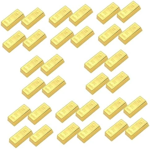 Totority 24 Pcs Good Bao Bullion Gift Game Doorstop Magnet Decorations Luck Ornament Prop Playthings Brick Party Realistic Christmas Ingots Decor Movie Xx Home Yuan Nativity Simulated X 9 Totority 24 Pcs Good Bao Bullion Gift Game Doorstop Magnet Decorations Luck Ornament Prop Playthings Brick Party Realistic Christmas Ingots Decor Movie Xx Home Yuan Nativity Simulated X - Image 7