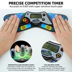 Speed Stacks | G5 Timer | Endorsed By Sport Stacking And Cubing Associations | Accuracy To 0.001 Seconds, Batteries Included 10 Speed Stacks | G5 Timer | Endorsed By Sport Stacking And Cubing Associations | Accuracy To 0.001 Seconds, Batteries Included -Folkmanis Toys Shop 51wW0Ga48rL