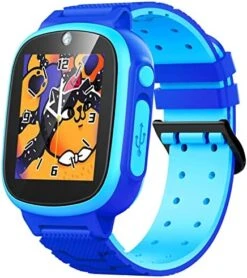 ASIUR Smart Watch For Kids, Toys For 3-8 Year Old Boys Girls Birthday Gifts Toddler Kids Watch,Touch Screen Game Children Digital Smartwatch With 8 GB SD Card (Purple) -Folkmanis Toys Shop 51wWtTmrJcL. AC