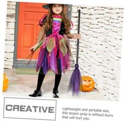 Totority 4 Pcs Witch Broom Cosplay Costume Witch Accessories Kids Decor Photography Prop Toy Witch Costume Accessories Cosplay Broom Props Halloween Prop Children Witch Broom Broomstick Toy 11 Totority 4 Pcs Witch Broom Cosplay Costume Witch Accessories Kids Decor Photography Prop Toy Witch Costume Accessories Cosplay Broom Props Halloween Prop Children Witch Broom Broomstick Toy -Folkmanis Toys Shop 51wWwq0RQAL