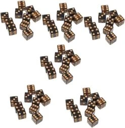 TOYANDONA 70 Pcs Big Hole Dot Dice Number Toys Kidcraft Playset Skeleton Toy Unique Dice Fun Dice Role Playing Gaming Dice Game Dice Set Two Color Dice Gambling Dice Retro Color Checkerboard -Folkmanis Toys Shop 51wft9euKtL. AC