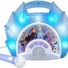 Ekids Disney Frozen Sing Along Boom Box Speaker With Microphone For Fans Of Frozen Toys For Girls, Kids Karaoke Machine With Built In Music And Flashing Lights 2 Ekids Disney Frozen Sing Along Boom Box Speaker With Microphone For Fans Of Frozen Toys For Girls, Kids Karaoke Machine With Built In Music And Flashing Lights -Folkmanis Toys Shop 51wgyujarYL