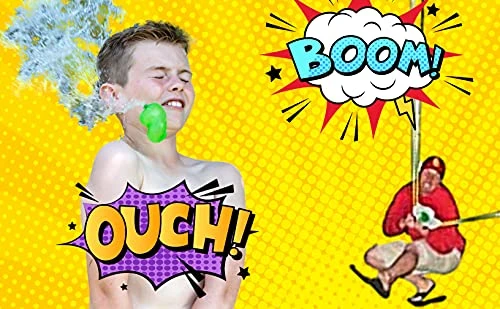 JA-RU KAOS Water Balloon Launcher Slingshot Toy (2 Launcher Set) W/ 30 Water Balloons & 1 Quick Fill Nozzle. Long Range Water Bombs Catapult For Kids & Adults. Summer Party Game & Activities. 181-2s 7 JA-RU KAOS Water Balloon Launcher Slingshot Toy (2 Launcher Set) W/ 30 Water Balloons & 1 Quick Fill Nozzle. Long Range Water Bombs Catapult For Kids & Adults. Summer Party Game & Activities. 181-2s - Image 5