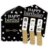 Big Dot Of Happiness Adult 50th Birthday - Gold - Birthday Party Game Pickle Cards - Pull Tabs 3-in-a-Row - Set Of 12 -Folkmanis Toys Shop 51wuXx7rxFL