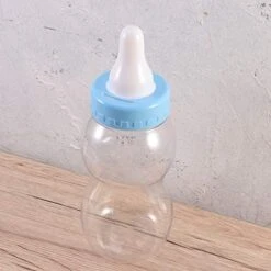 1Pc Baby Bottle Coin Bank Clear Piggy Bank Plastic Money Bank Coin Bank Money Jar Baby Shower Bottles Baby Piggy Bank Baby Shower Decoration For Girls And Boys, Blue 10.5x28cm -Folkmanis Toys Shop 51wwoI0fjtL