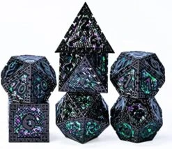 UDIXI Metal DND Dice Set, 7PCS Polyhedral D&D Dice Set Dragon D N D Dice For Dungeons And Dragons, Metal Dice Set D&d For Role Playing Dice (Black 12) 27 UDIXI Metal DND Dice Set, 7PCS Polyhedral D&D Dice Set Dragon D N D Dice For Dungeons And Dragons, Metal Dice Set D&d For Role Playing Dice (Black 12) -Folkmanis Toys Shop 51x2YFp7ctL. AC