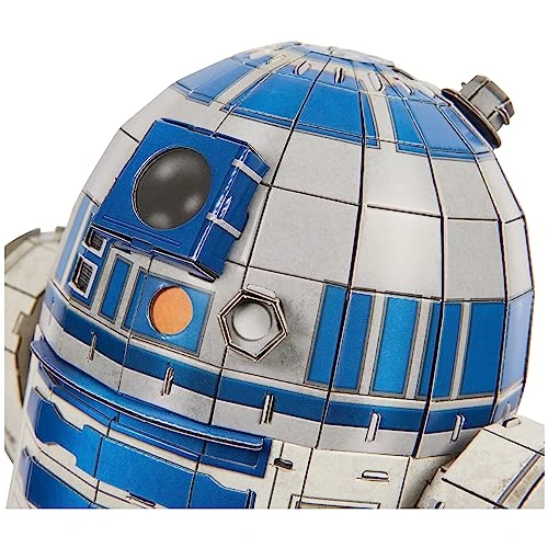 4D Puzzles, Star Wars R2-D2 Cardstock Model Kit 201 Pcs | Star Wars Toys Desk Decor | Building Toys | 3D Model Kits For Adults & Teens 12+ 6 4D Puzzles, Star Wars R2-D2 Cardstock Model Kit 201 Pcs | Star Wars Toys Desk Decor | Building Toys | 3D Model Kits For Adults & Teens 12+ - Image 4