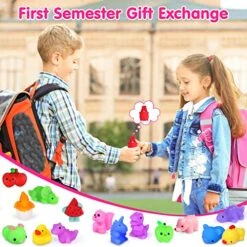 HINZER 130PCS Mochi Squishy Toys Party Favors Kids Kawaii Mini Squishies Animals Bulk Classroom Prizes Stress Relief Toy Christmas Stocking Stuffers Easter Egg Fillers Birthday Gifts Girls Boys Random -Folkmanis Toys Shop 51x5bDaWpNL