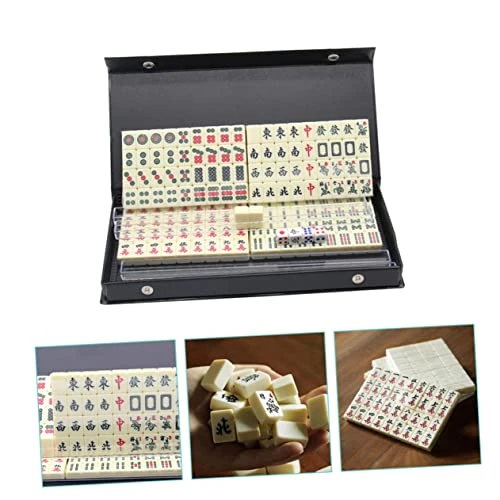 Toyvian 1 Set Set Portable Mahjong Mini Dice Travel Chess Board Travel Set Chinese Mahjong Sets Mahjong Set For Travel Portable Mahjong Set Mahjong Toy Party Mahjong Set Travel Game Pocket 6 Toyvian 1 Set Set Portable Mahjong Mini Dice Travel Chess Board Travel Set Chinese Mahjong Sets Mahjong Set For Travel Portable Mahjong Set Mahjong Toy Party Mahjong Set Travel Game Pocket - Image 4