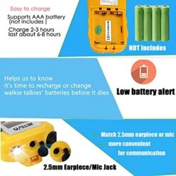 Retevis RT388 Walkie Talkies For Kids,22CH Long Range Walkie Talkie,Toys With Flashlight,Birthday Gifts Boys Girls Outdoor Indoor Cosplay Camping Hiking(Yellow,2 Pack) 10 Retevis RT388 Walkie Talkies For Kids,22CH Long Range Walkie Talkie,Toys With Flashlight,Birthday Gifts Boys Girls Outdoor Indoor Cosplay Camping Hiking(Yellow,2 Pack) -Folkmanis Toys Shop 51xHAiT4R9L