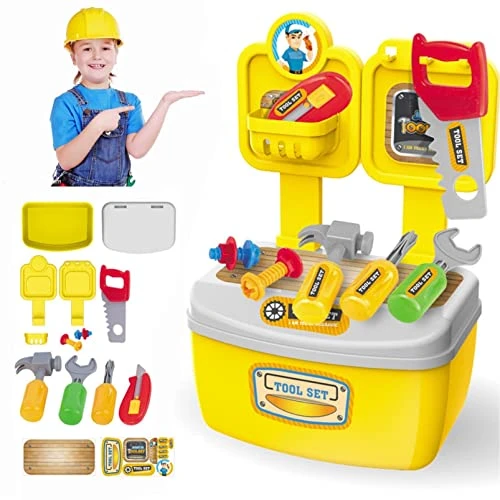 GENERIC Educational Kid's DIY Toy Sets,Kid's Mini Engineer Kit Tool Sets, DIY Toy Engineer Tools, Pretend Game Tools, Birthday For Boys And Girls Aged 3- 8 3 GENERIC Educational Kid's DIY Toy Sets,Kid's Mini Engineer Kit Tool Sets, DIY Toy Engineer Tools, Pretend Game Tools, Birthday For Boys And Girls Aged 3- 8