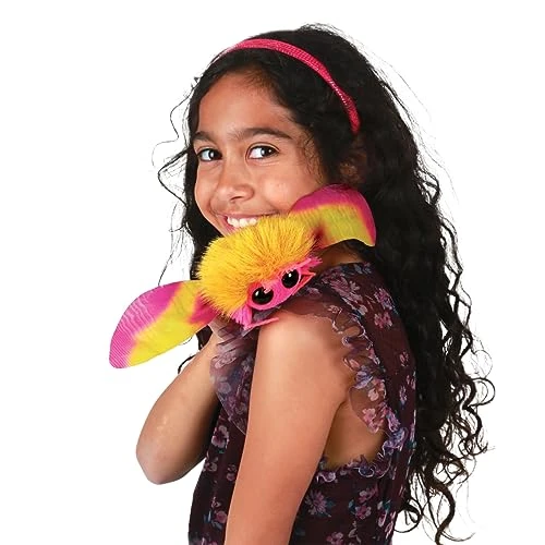 Folkmanis Mini Rosy Maple Moth Finger Puppet 6 Folkmanis Mini Rosy Maple Moth Finger Puppet - Image 4