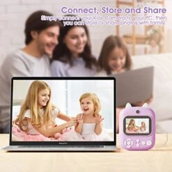 Instant Print Camera Toys For Toddlers Age 3-8,Boys And Girls Birthday Gifts With 1080P 2.4 Inch IPS Screen HD Video Recording,Kids Selfie Digital Camera Electronic Travel Game-Purple 18 Instant Print Camera Toys For Toddlers Age 3-8,Boys And Girls Birthday Gifts With 1080P 2.4 Inch IPS Screen HD Video Recording,Kids Selfie Digital Camera Electronic Travel Game-Purple -Folkmanis Toys Shop 51xnruuiEFL