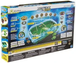 BEYBLADE Burst Turbo Slingshock Cross Collision Battle Set - Complete Set With Burst Beystadium, Battling Tops, & Launchers Game - Age 8+ -Folkmanis Toys Shop 51xpbYpEBhL