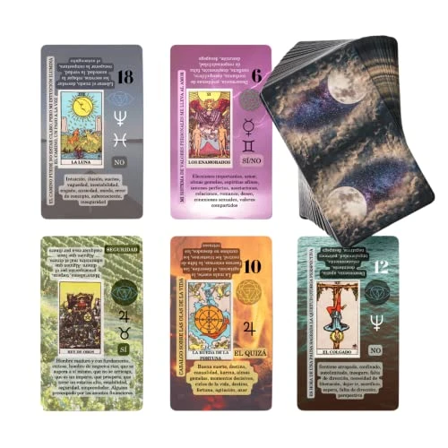 Witchy Cauldron Beginner Tarot, Tarot Cards With Meaning On It, Keyword Tarot Deck, Learning Tarot, Chakra, Planet, Affirmation (Spanish Edition) 3 Witchy Cauldron Beginner Tarot, Tarot Cards With Meaning On It, Keyword Tarot Deck, Learning Tarot, Chakra, Planet, Affirmation (Spanish Edition)