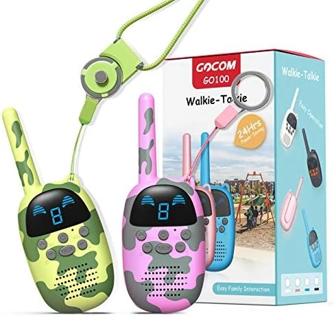 GOCOM Walkie Talkies For Kids, Kids Toys Handheld Child Gift Walky Talky, Two-Way Radio Boys & Girls Toys Age 3-12, For Indoor Outdoor Hiking Adventure Games 12 GOCOM Walkie Talkies For Kids, Kids Toys Handheld Child Gift Walky Talky, Two-Way Radio Boys & Girls Toys Age 3-12, For Indoor Outdoor Hiking Adventure Games - Image 10