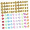 TOYANDONA Gold Coin Props Childrens Toy Cosplay Accessories Pirate Toy Pirate Jewels Gems Pirate Coins And Gems Pirate Gemstones Game Gold Coins Golden Coins Pirate Party Supplies 300pcs -Folkmanis Toys Shop 51xxaa4NC8L