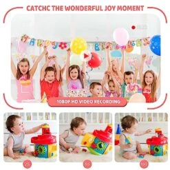 Makolle Kids Camera,Kids Camera For Girls,Kids Digital Camera Kids Video Camera For Vlogging With 32GB SD Card,Toddler Toys Christmas Birthday Gifts For Girls Age 3-9 -Folkmanis Toys Shop 51xy7OD83SL