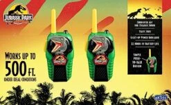 Ekids Jurassic Park Toy Walkie Talkies For Kids, Indoor And Outdoor Toys For Kids And Fans Of Jurassic Park Toys 11 Ekids Jurassic Park Toy Walkie Talkies For Kids, Indoor And Outdoor Toys For Kids And Fans Of Jurassic Park Toys -Folkmanis Toys Shop 51y26PSTivL