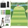 Golf Chipping Game Mat - Indoor Outdoor Golf Games For Adults With Chipping Mat,12 Sticky Balls, 4 Ground Stakes, Score Card, And 2 Storage Bags-Golf Game For Home Backyard Office (New-A) 1 Golf Chipping Game Mat - Indoor Outdoor Golf Games For Adults With Chipping Mat,12 Sticky Balls, 4 Ground Stakes, Score Card, And 2 Storage Bags-Golf Game For Home Backyard Office (New-A) -Folkmanis Toys Shop 51y8GARCWmL