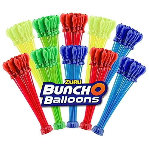 Bunch O Balloons Multi-Colored (10 Bunches) By ZURU, 350+ Rapid-Filling Self-Sealing Instant Water Balloons For Outdoor Family, Children Summer Fun - Total (100 Balloons) Colors May Vary 3 Bunch O Balloons Multi-Colored (10 Bunches) By ZURU, 350+ Rapid-Filling Self-Sealing Instant Water Balloons For Outdoor Family, Children Summer Fun - Total (100 Balloons) Colors May Vary