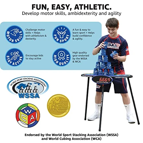 Speed Stacks | G5 Timer | Endorsed By Sport Stacking And Cubing Associations | Accuracy To 0.001 Seconds, Batteries Included 8 Speed Stacks | G5 Timer | Endorsed By Sport Stacking And Cubing Associations | Accuracy To 0.001 Seconds, Batteries Included - Image 6