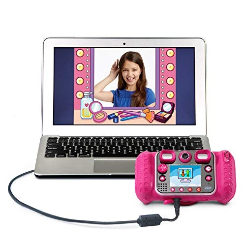 VTech KidiZoom Duo DX Digital Selfie Camera With MP3 Player, Pink 5 VTech KidiZoom Duo DX Digital Selfie Camera With MP3 Player, Pink - Image 3