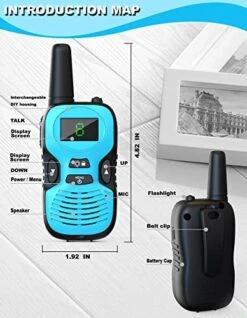 Walkie Talkies For Kids 3Pack Long Range: Toys For Boys Age 8-12 Year Old - Gifts For Girls 6-8 8-10 Walky Talky Children Christmas For Camping Hiking Outdoor Party -Folkmanis Toys Shop 51yj4uWb4GL