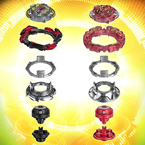 BEYBLADE Burst QuadDrive Interstellar Drop Battle Set, Set Stadium, 2 Battling Tops And 2 Launchers, Toys For 8 Year Old Boys & Girls & Up 8 BEYBLADE Burst QuadDrive Interstellar Drop Battle Set, Set Stadium, 2 Battling Tops And 2 Launchers, Toys For 8 Year Old Boys & Girls & Up - Image 6