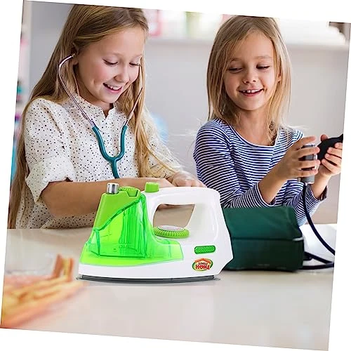 Toyvian 1pc Simulation Electric Iron Mini House Mini Toys For Kids Mini Bread Maker Educational Toy Playing House Supply Funny Electric Iron Toy Game House Household Green Abs Child 4 Toyvian 1pc Simulation Electric Iron Mini House Mini Toys For Kids Mini Bread Maker Educational Toy Playing House Supply Funny Electric Iron Toy Game House Household Green Abs Child - Image 2