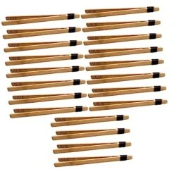 SAFIGLE 20 Pcs Toy Tweezers Pickle Toy Childrens Baby Educational Toys Kitchen Food Tongs Grill Tongs Clamp To Hive Matching Game Tweezers Toys Kids Kids Fine Motor Toys Bamboo