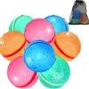 GENERIC SMILESPARKS [8 Pack] Reusable Water Balloons Magnetic Self-Sealing For Kids Adults Outdoor Activities, Pool Beach Bath Toys, Water Bomb For Summer Games, Latex-Free Silicone Splash Water Ball -Folkmanis Toys Shop 51z3WOTXXlL