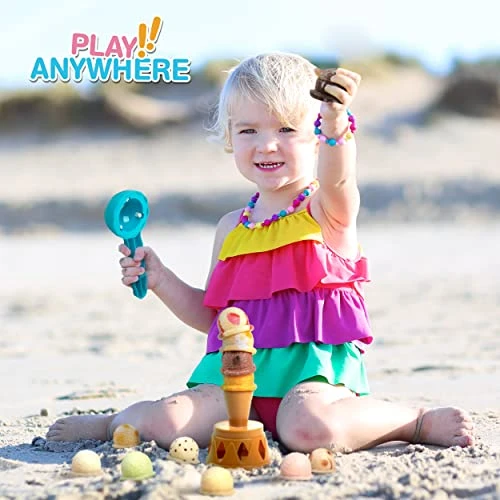 Smart Novelty Ice Cream Toy Stacking Tower - Balancing And Stackable Scoop Ice Cream Play Set For Toddlers, Frozen Dessert Food Games For Kids Aged 3+ 7 Smart Novelty Ice Cream Toy Stacking Tower - Balancing And Stackable Scoop Ice Cream Play Set For Toddlers, Frozen Dessert Food Games For Kids Aged 3+ - Image 5