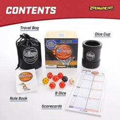 Zobmondo!! GoHoops Basketball Dice Game, Play Basketball Anywhere With Fun, Portable Custom Dice Set For Adults And Kids Ages 6+ -Folkmanis Toys Shop 51zP969b6SS