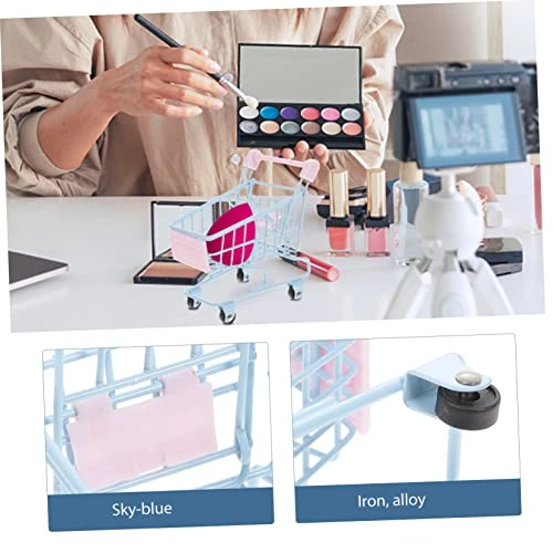 Shopping Cart 2pcs Mini Shopping Cart Random Things Shopping Cart Play Grocery Store Small Wheelbarrow Desk Vans Shopping Trolley Desk Miniature Shopping Cart Food Pretend 5 Shopping Cart 2pcs Mini Shopping Cart Random Things Shopping Cart Play Grocery Store Small Wheelbarrow Desk Vans Shopping Trolley Desk Miniature Shopping Cart Food Pretend - Image 3