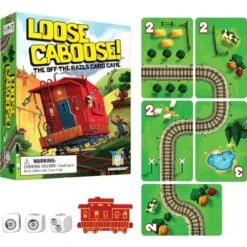 Loose Caboose! The Off-The-Rails Card Game -Folkmanis Toys Shop 51zUwalaMvL