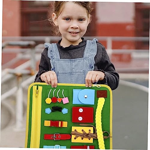 Kidcraft Playset 1 Set Dressing Learning Board Kids Educational Toys Toddlers Toys Baby Dressing Learning Board Baby Busy Board Wear Shoes Felt Fabric 5 Kidcraft Playset 1 Set Dressing Learning Board Kids Educational Toys Toddlers Toys Baby Dressing Learning Board Baby Busy Board Wear Shoes Felt Fabric - Image 3