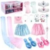 Princess Dress Up Shoes And Jewelry Boutique, Princess Role Play Set Incl Cloak,Color Skirts,Shoes,Crowns,Bags, Princess Accessories, Gifts Toys For Age 3 4 5 6 Years Old Girls Toddlers 2 Princess Dress Up Shoes And Jewelry Boutique, Princess Role Play Set Incl Cloak,Color Skirts,Shoes,Crowns,Bags, Princess Accessories, Gifts Toys For Age 3 4 5 6 Years Old Girls Toddlers -Folkmanis Toys Shop 51zaT748wHL