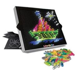 Lite Brite Ultimate Classic, Light Up Creative Activity Toy, Gifts For Girls And Boys Ages 3, 4, 5, 6,7,8,9,Educational Learning, Fine Motor Skills