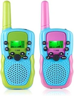 Jeebuu Toys For 3-12 Year Old Girls, 2 Pack Walkie Talkies For Kids 22 Channels 3 Kms Range 2 Way Radio For Indoor Outdoor Camping Hiking, Ideal Christmas Birthday Gifts For 3-12 Year Old Girls Boys -Folkmanis Toys Shop 51zeLeYsaOL. AC