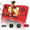 JJFUN Handheld Game Console, Retro Games With 32G TF Card Built-in 480 Old School Games 3.5-Inch Screen Support For Connecting TV & Two Players 1800mAh Rechargeable Battery Present For Kids(red 1 JJFUN Handheld Game Console, Retro Games With 32G TF Card Built-in 480 Old School Games 3.5-Inch Screen Support For Connecting TV & Two Players 1800mAh Rechargeable Battery Present For Kids(red -Folkmanis Toys Shop 51zf4V2nn7L