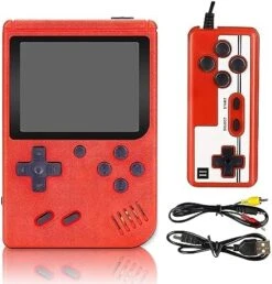 Handheld Console Retro Game Console LCD Screen Game TV Output Retro Games Built In 400 Classic Retro Video Games Birthday For Your Boys Girls-B -Folkmanis Toys Shop 51znrrOkkZL. AC